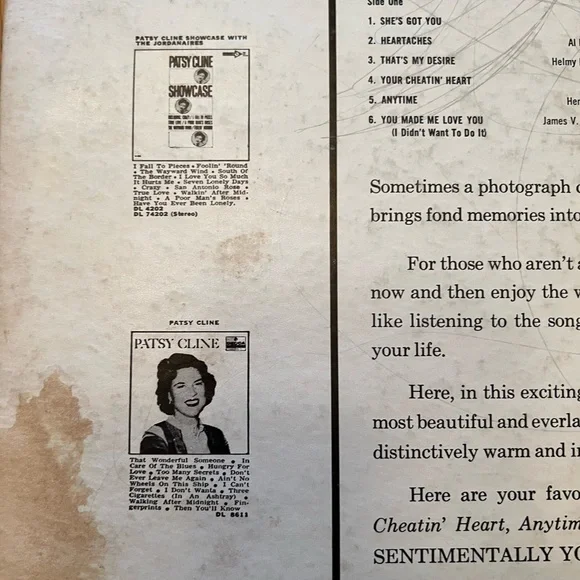 Patsy Cline Record - Picture 4 of 7